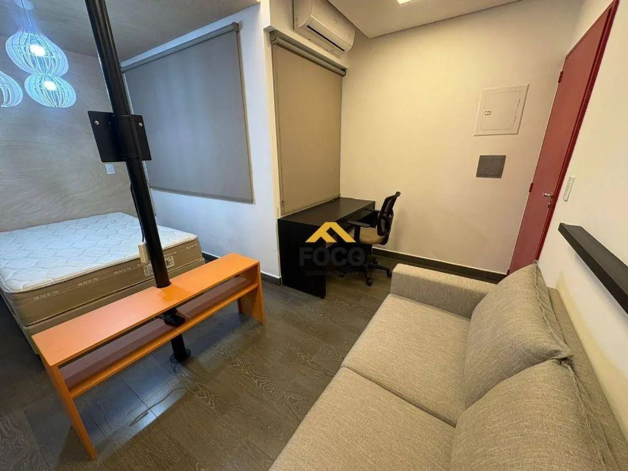 Studio 535 - Studio com 1 dormitório para alugar, 22 m² - Vila Areião - Piracicaba/SP - Foto 2
