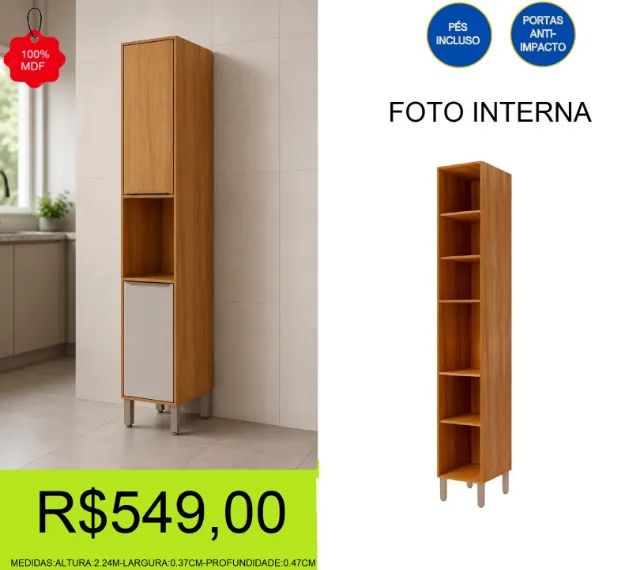 paneleiro - compacto - 0.37cm - compre e receba em até 72 horas  - Foto 2