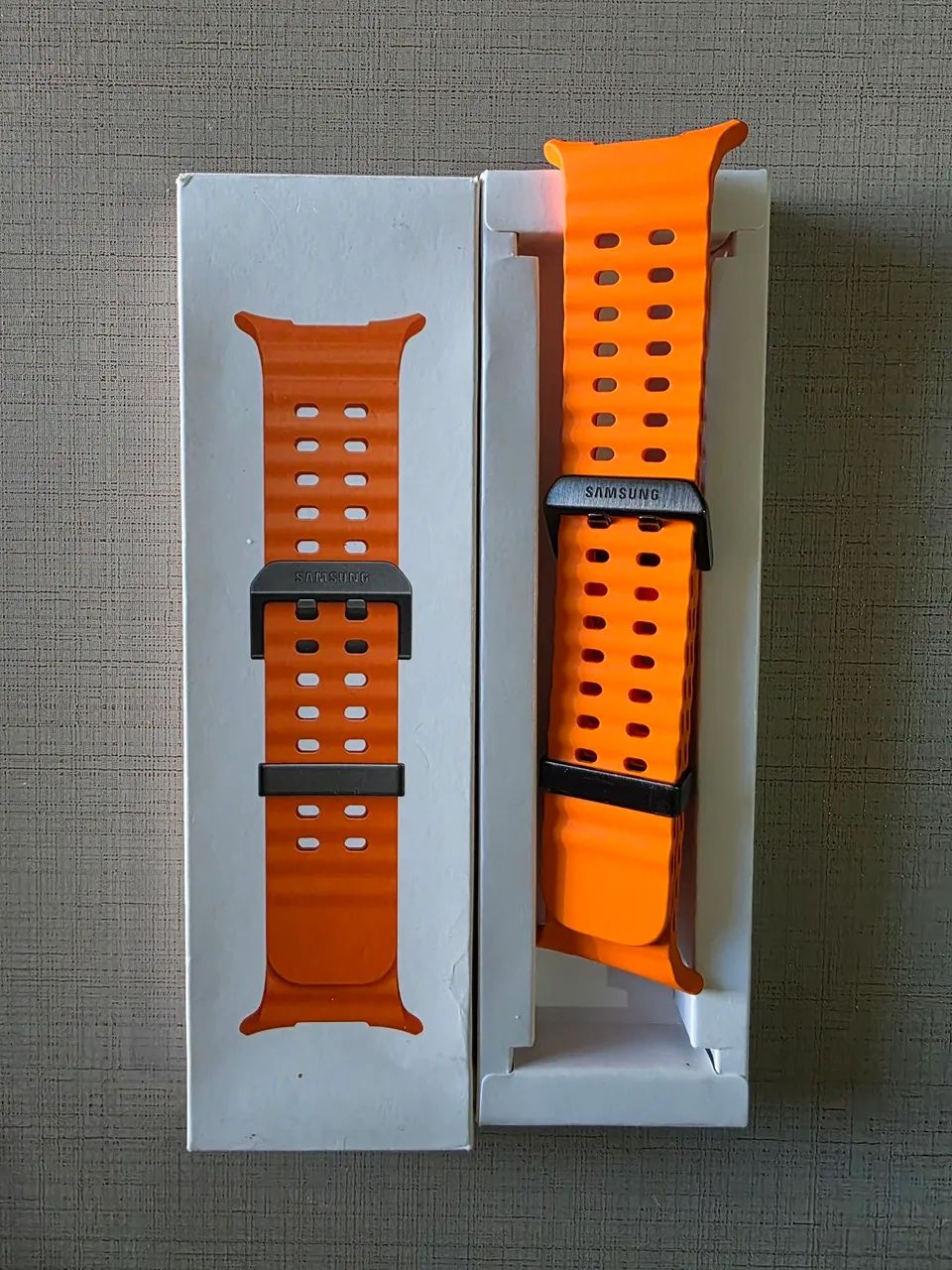 Pulseira Galaxy Watch Ultra Laranja - Foto 3