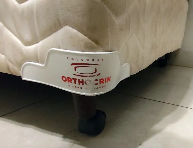 CAMA BOX SOLTEIRO + COLCHÃO ORTOPÉDICO - Foto 2