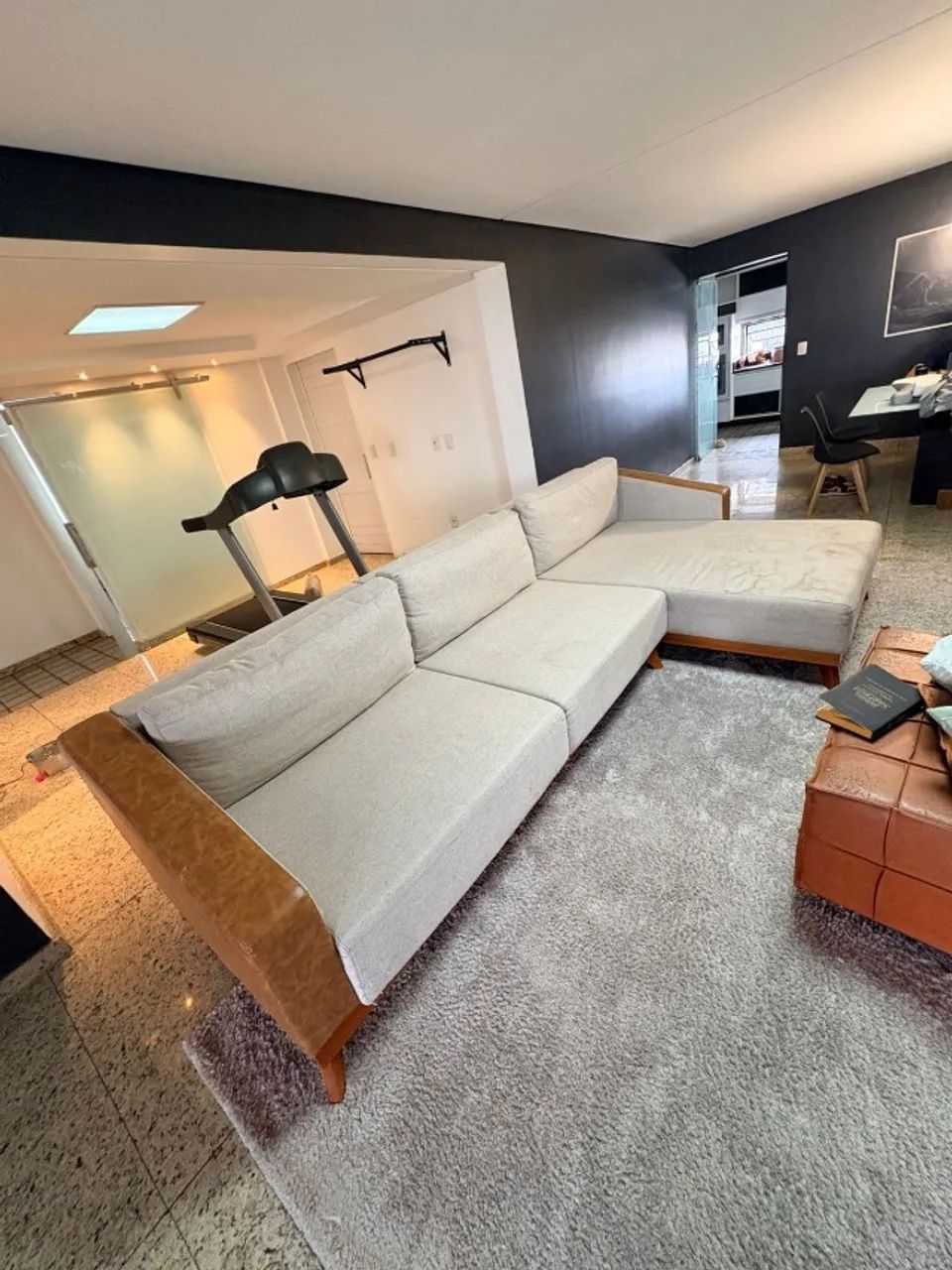 Sofá grande de canto com chaise 3,30 m - Foto 4