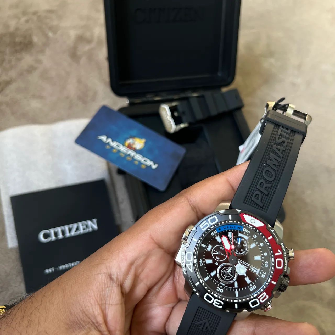 CITIZEN NEW AQUALAND PEPSI BJ2167-03e SEM USO - Acessórios - Vila