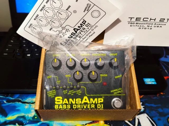 Pedal Bass Driver Sansamp Di V2 Novo S/uso Na Caixa Tech 21