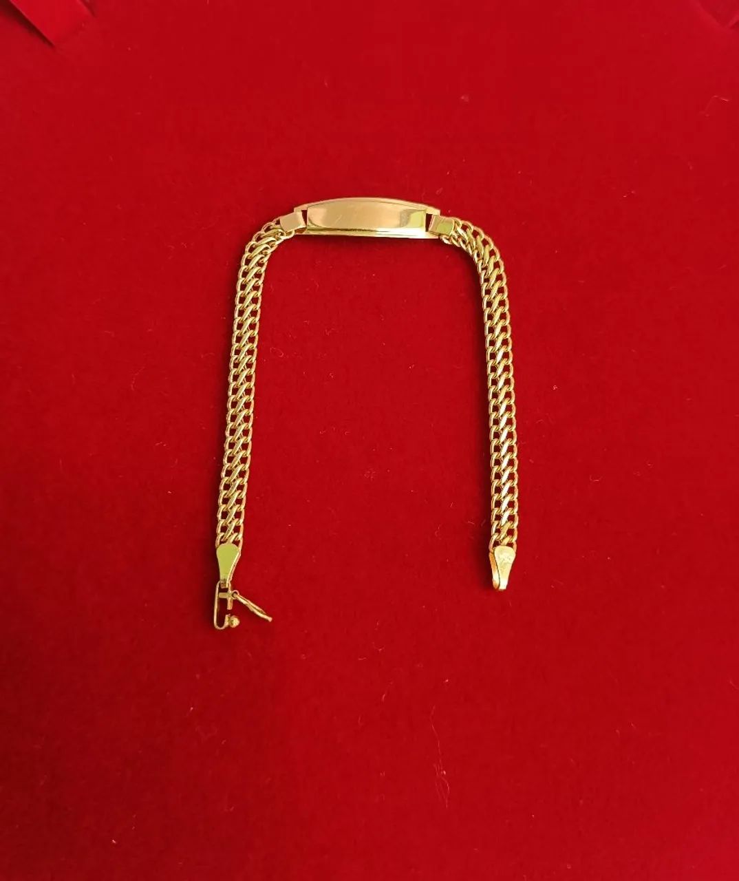 Pulseira de ouro 18k infantil 
