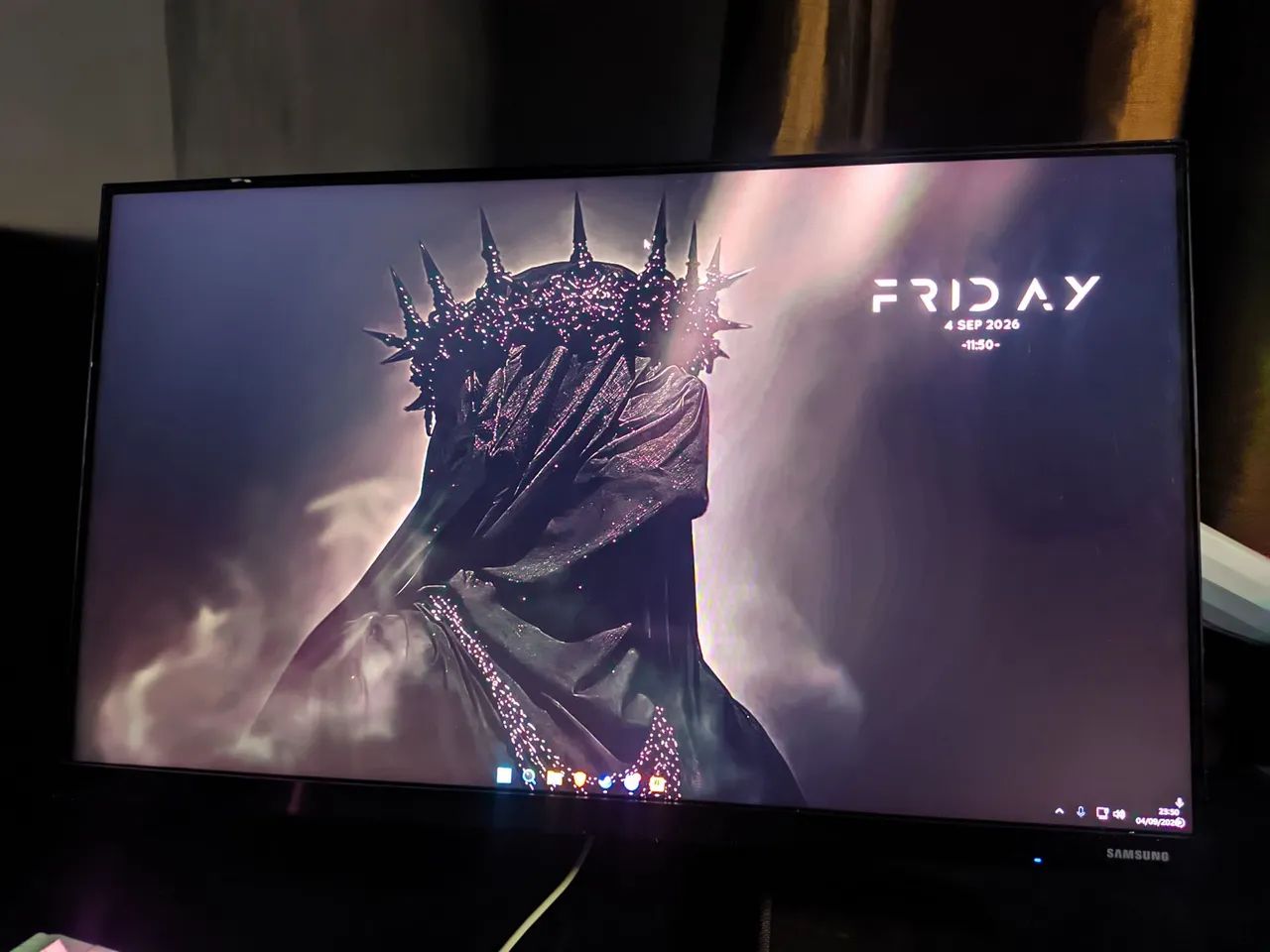Monitor Samsung 75hz um ano de uso - Foto 3