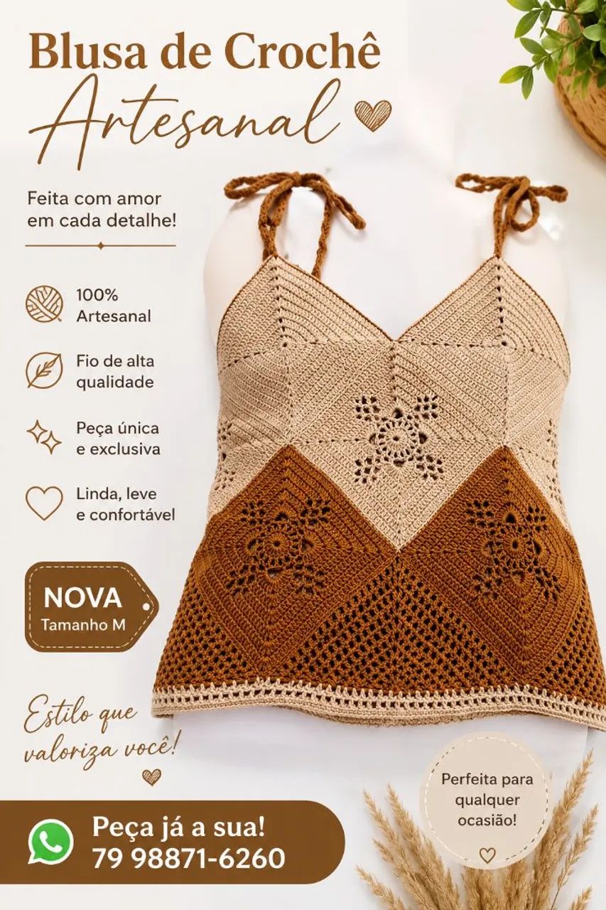 Blusa croche