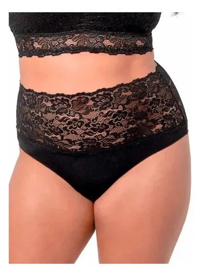 Calcinha Clássica Antuérpia  Plus Size<br>