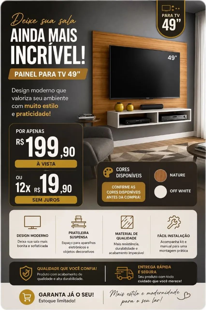 Painel para Tv