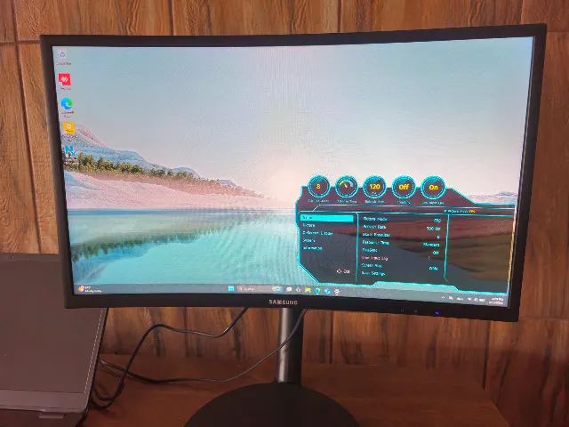 Monitor Curvo Samsung 24 polegadas 144hz FullHD Displayport HDMI  - Foto 3