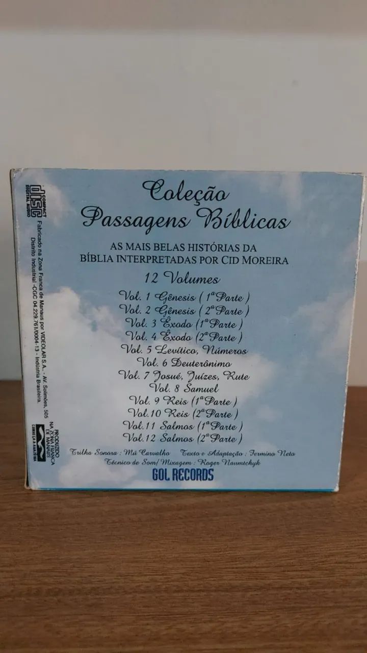 cd's coleção passagens bíblicas - narração cid moreira - Foto 3