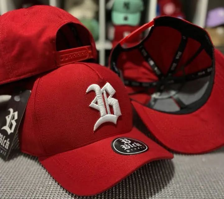 Boné BLCK Vermelho Novo 