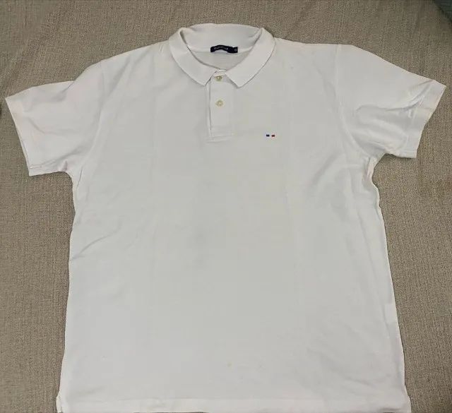 camisa polo branca