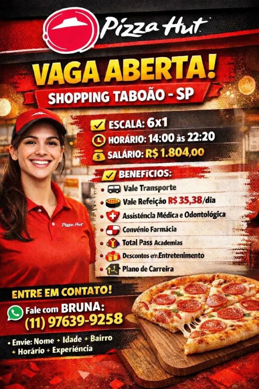 VAGA ATENDENTE