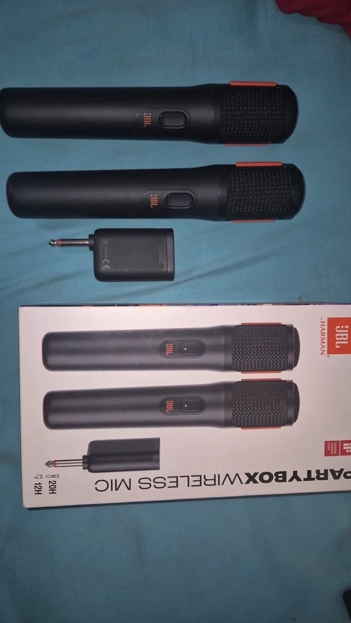 MICROFONE JBL PARTYBOX WIRELESS