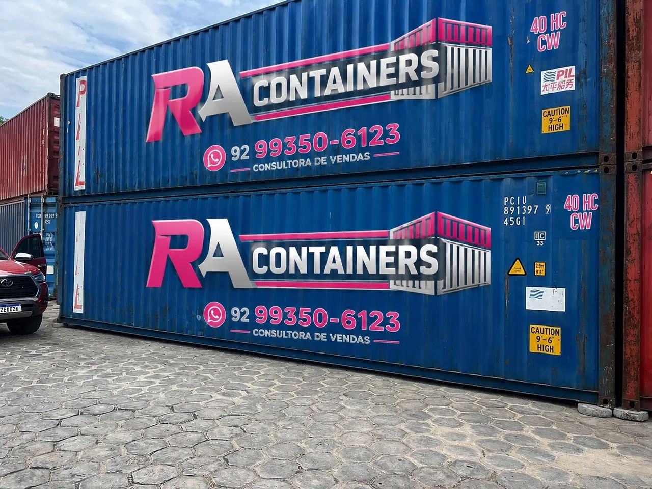? CONTÊINER 20 E 40 PÉS | NOVOS E USADOS 