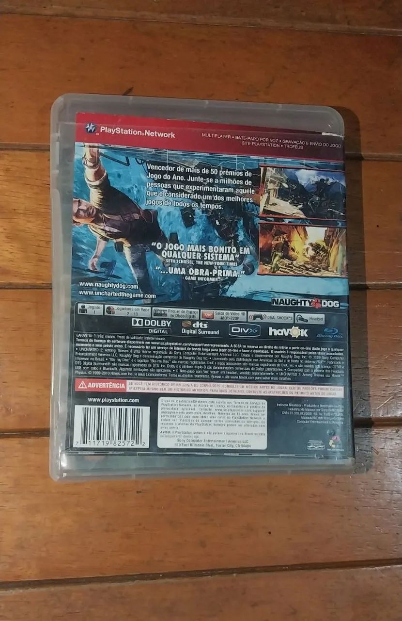 Uncharted 2 ps3 Original  - Foto 2
