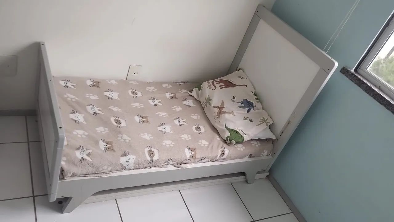 BERÇO QUE VIRA CAMA - Foto 3