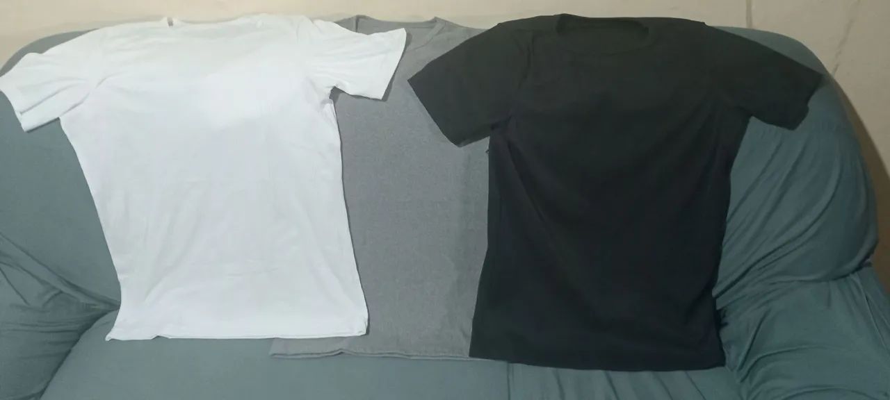 3 camisas caneladas - Foto 3