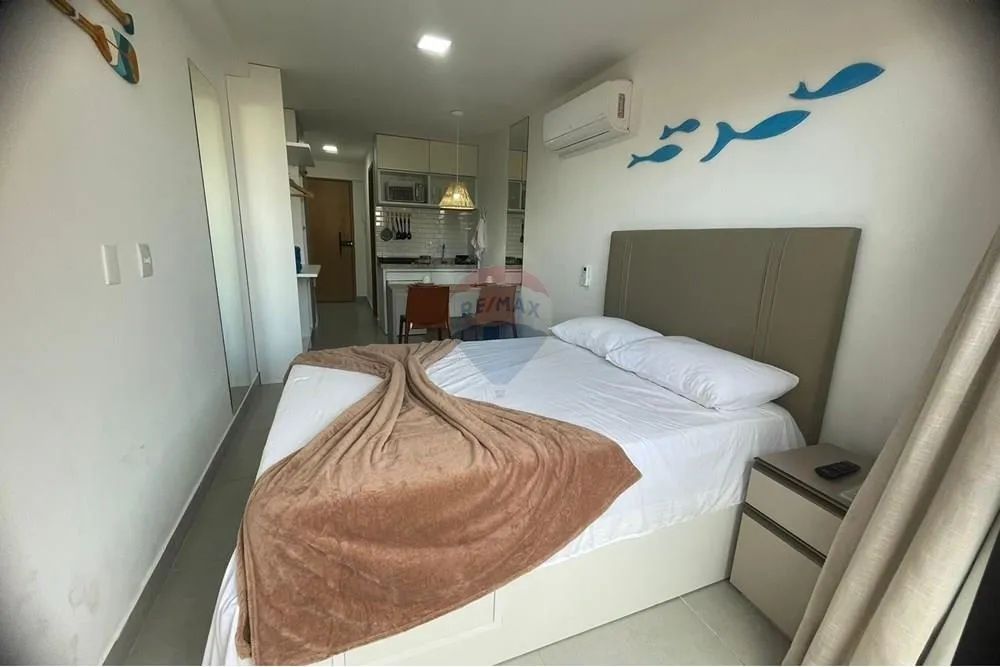 Apartamento com 26m², Mobiliado e Decorado - Praia do Cupe, Pernambuco - Foto 3