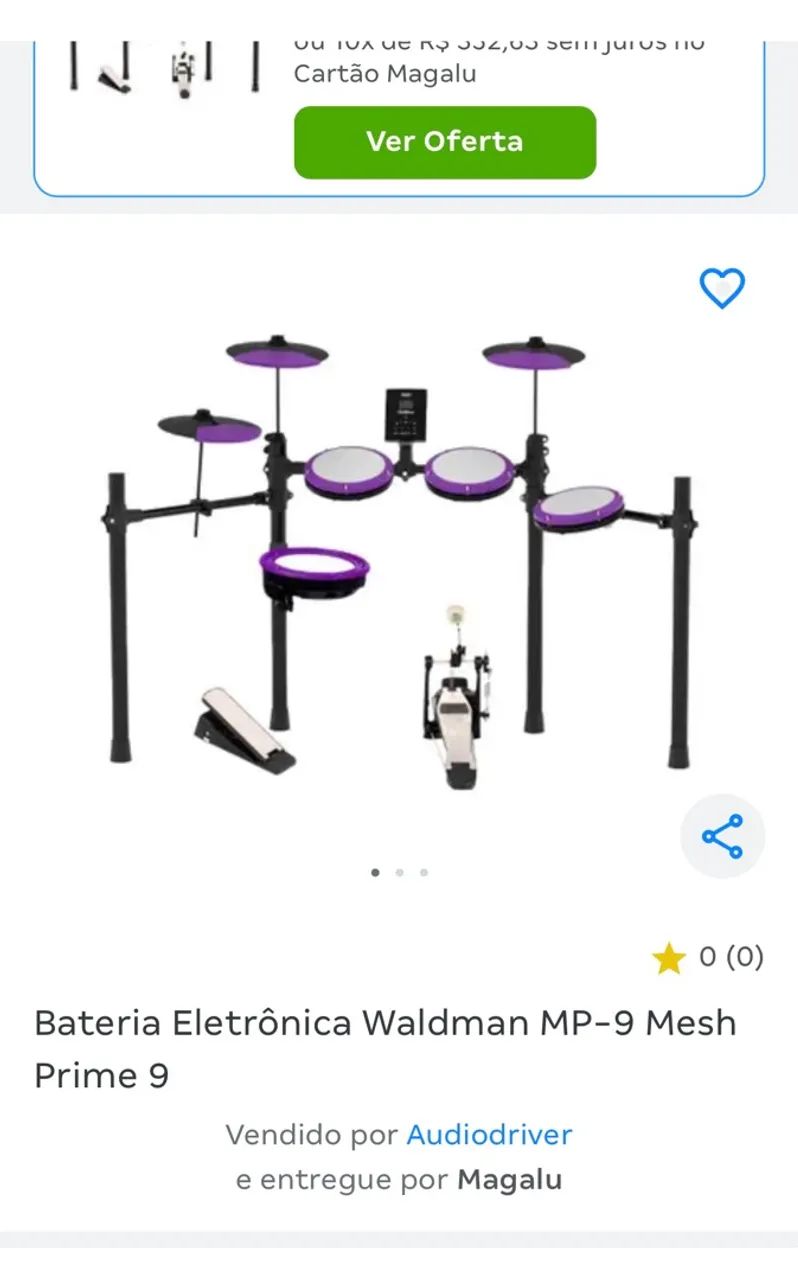 Bateria Waldemar mesh prime mp- 9 - Foto 2