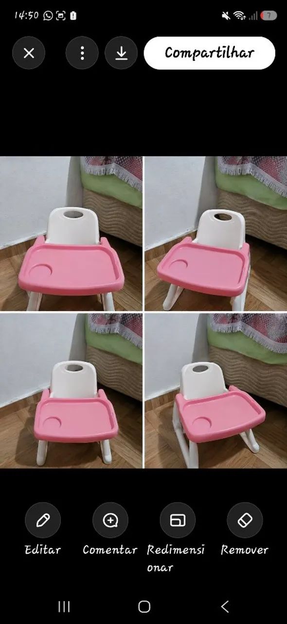 Cadeirinha alimentação 