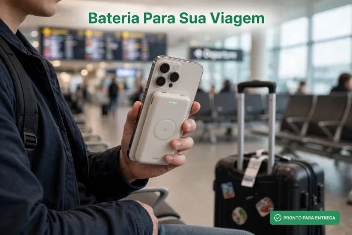 Power Bank 5000MAH Ugreen Branco - Foto 3