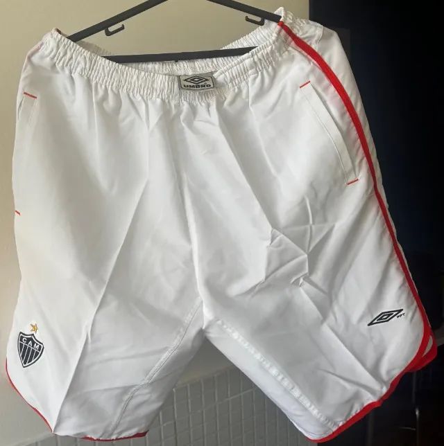 bermuda umbro atlético mineiro branca