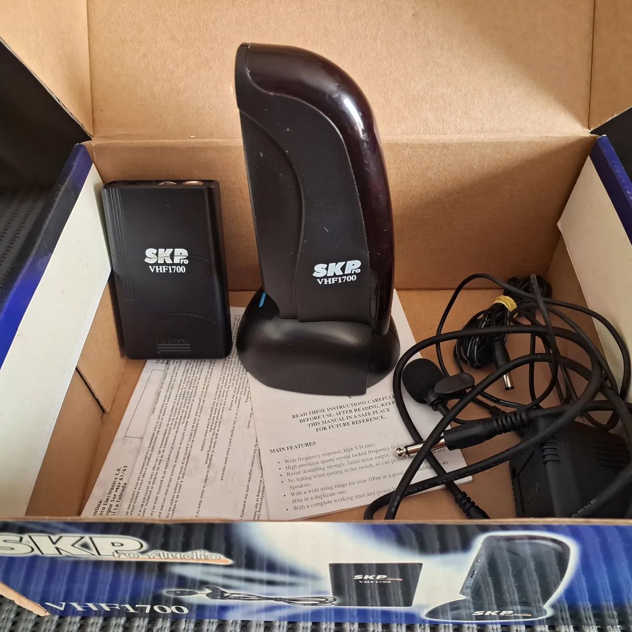 Microfone de lapela sem fio SKP