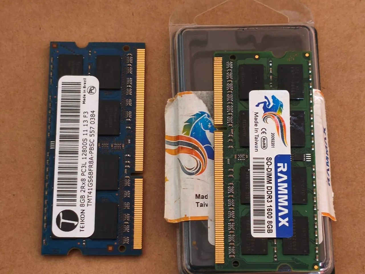Vendo 02 memória DDR3 8GB de Notebook  - Foto 2