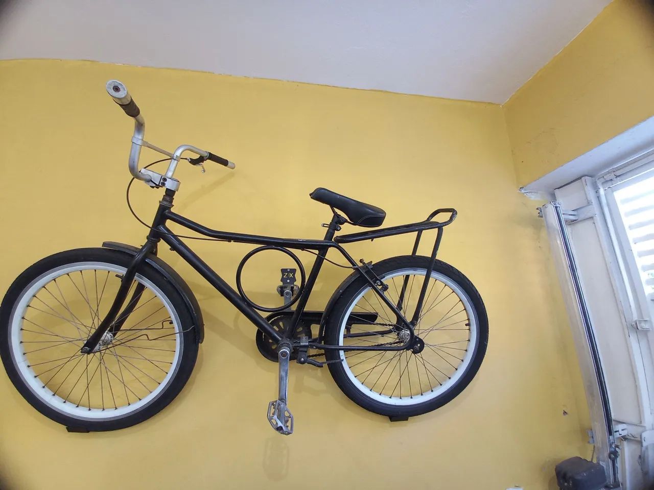 Bicicleta barra circular antiga