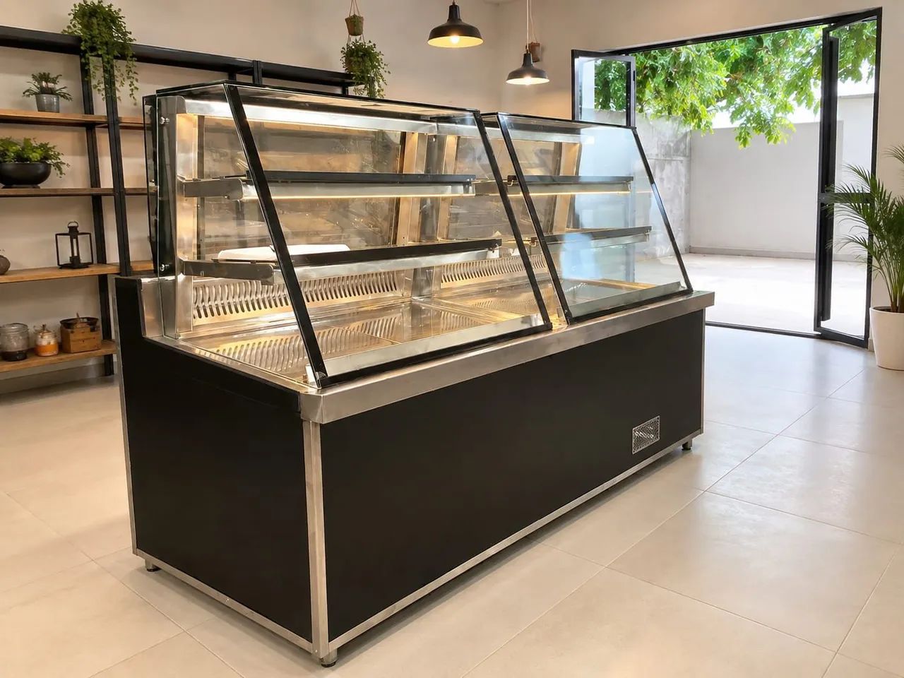 Balcão Vitrine tortas e salgado 