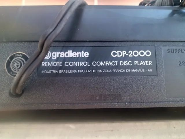 cd player gradiente cdp 2000 (defeito) - Foto 5