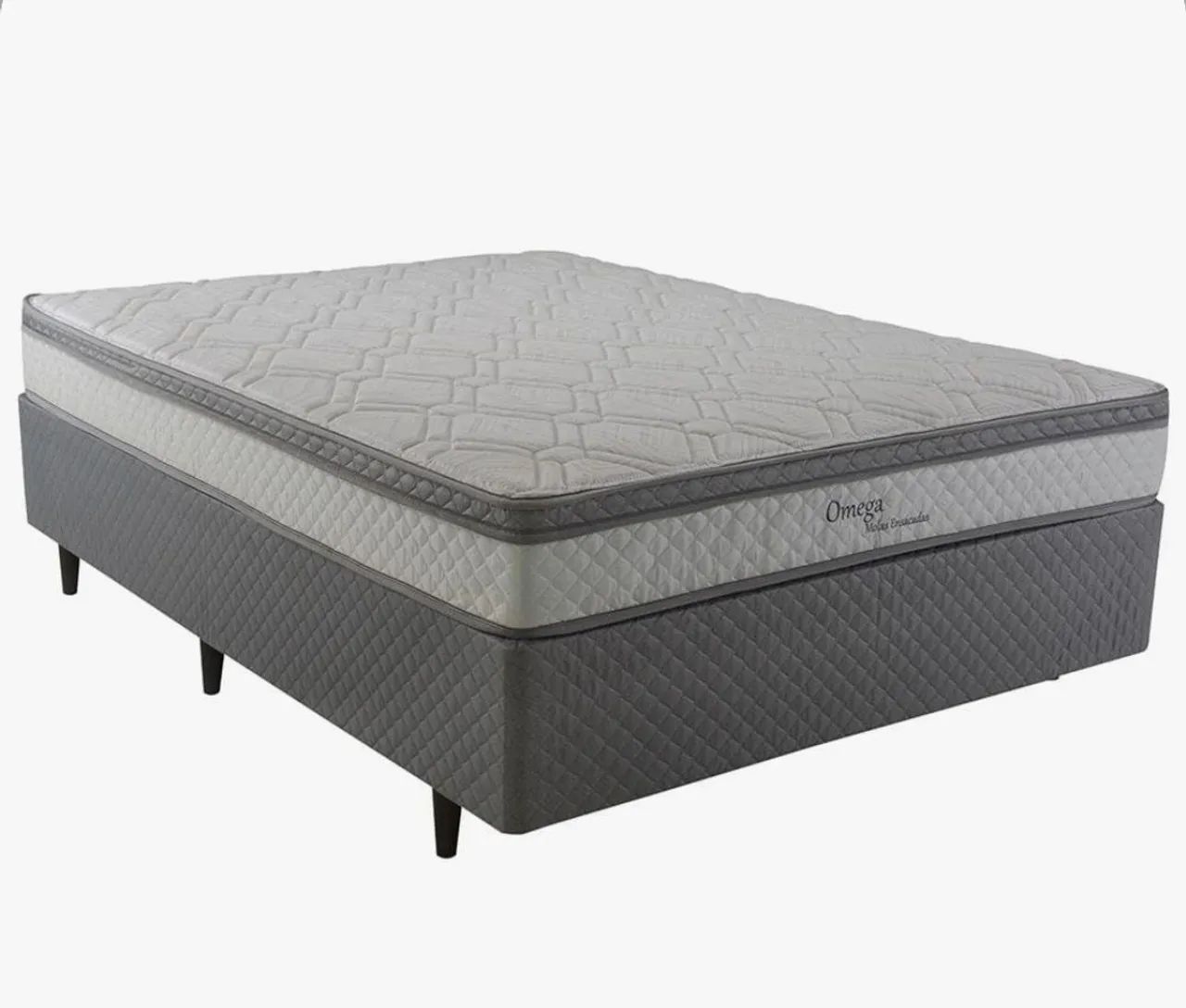 Colchão com base box casal