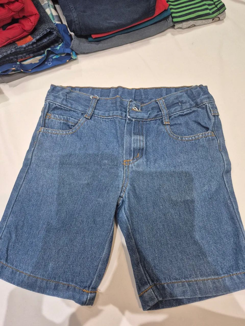 Bermuda infantil jeans 