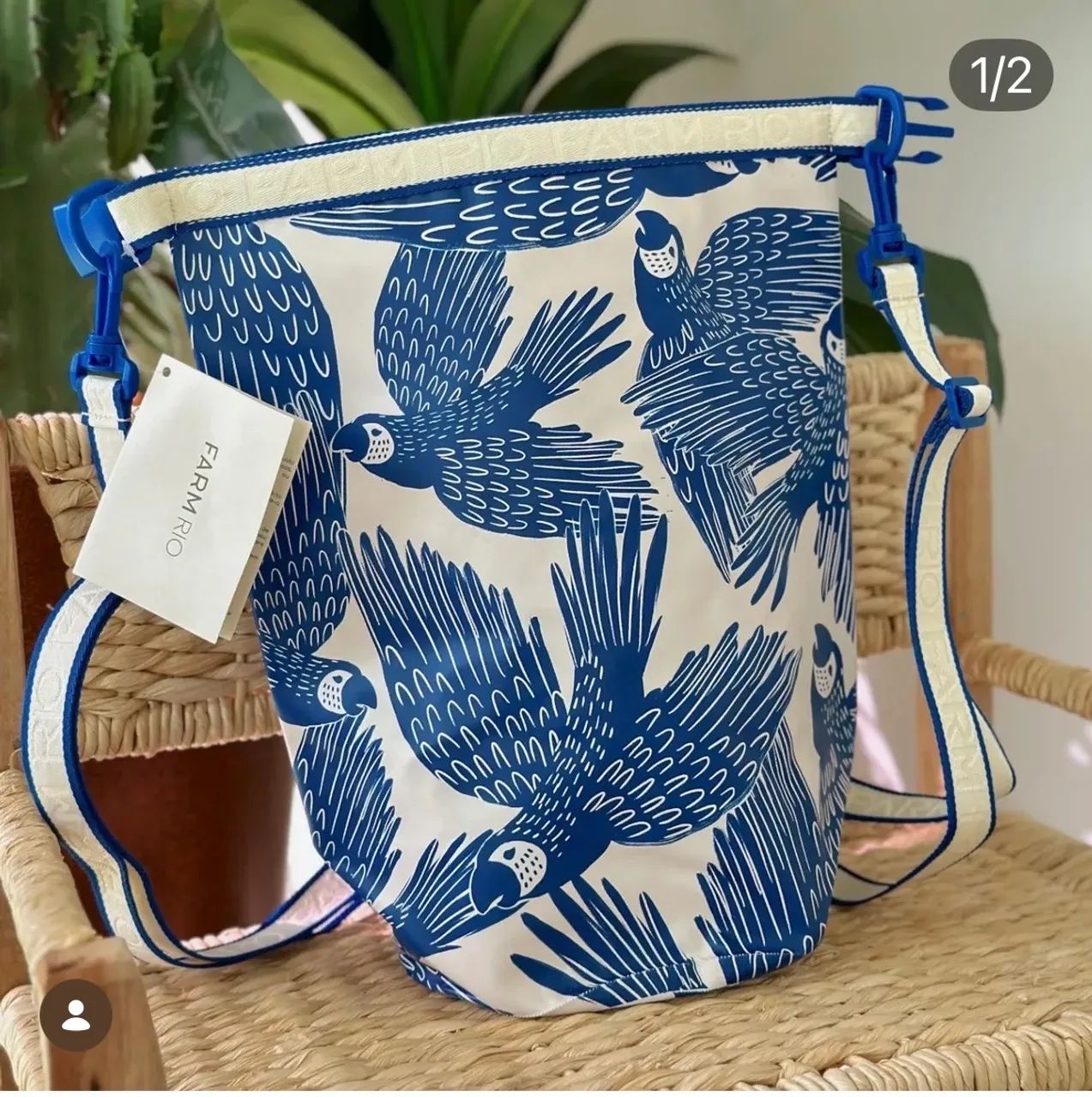 Bolsa Farm Palermo Azul - Foto 5