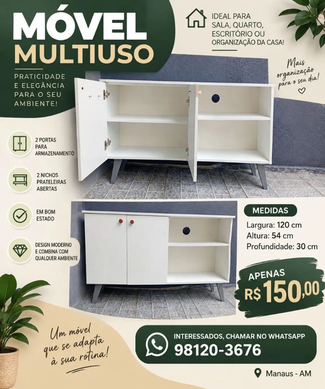 Vende-se móvel multiuso 