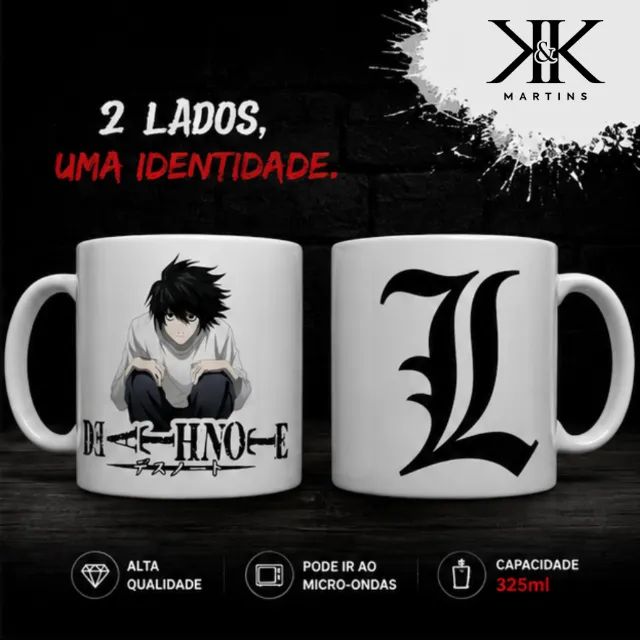CANECA PORCELANA DEATH NOTE 325ML - Foto 2