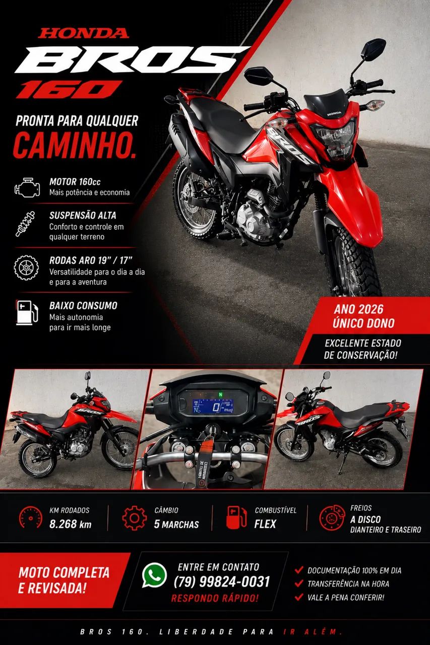 Vende-se Bros 160
