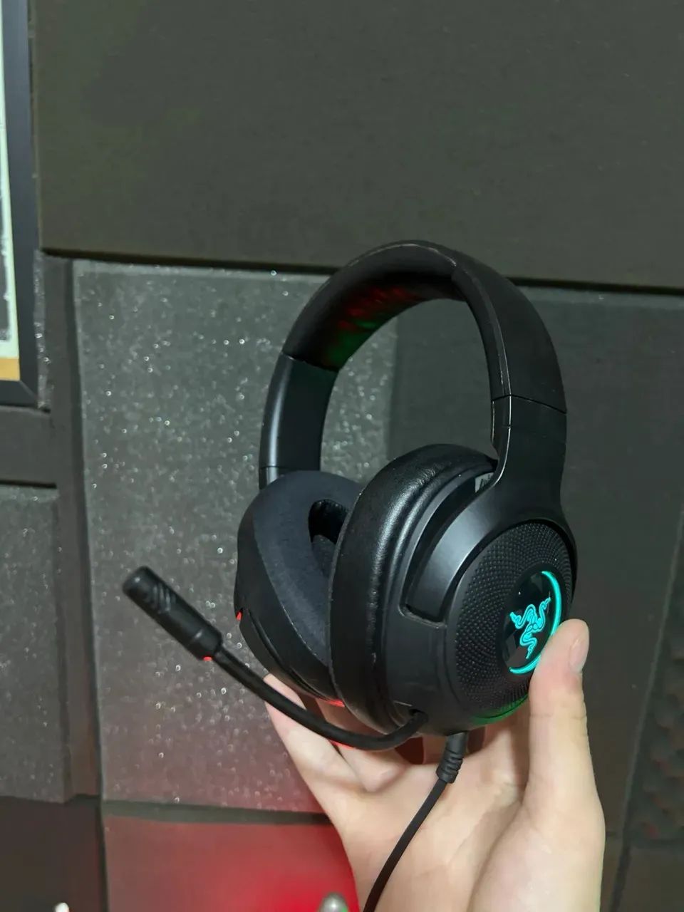 Headset Razer Kraken V3 X Headset Gamer Pc e Console Chroma USB  - Foto 2
