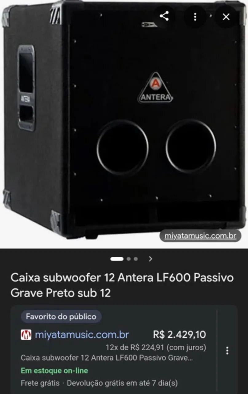 Caixa de som Sub Antera  - Foto 2
