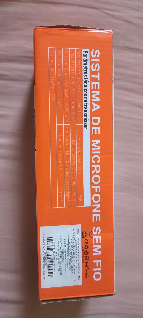 Microfones dinâmicos (profissional) sem fio de longo alcance e bateria recarregável. - Foto 2