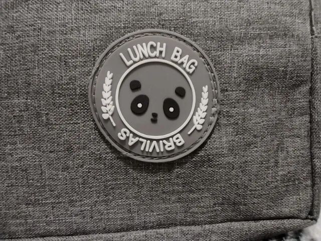 bolsa térmica cinza - lancheira com alça resistente - Foto 2