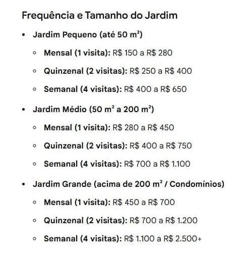 Manutenção de Jardins e Poda de Grama