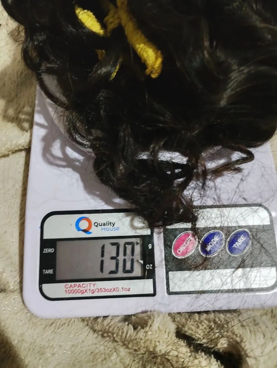 Cabelo humano cacheado 65 cm 100g - Foto 2