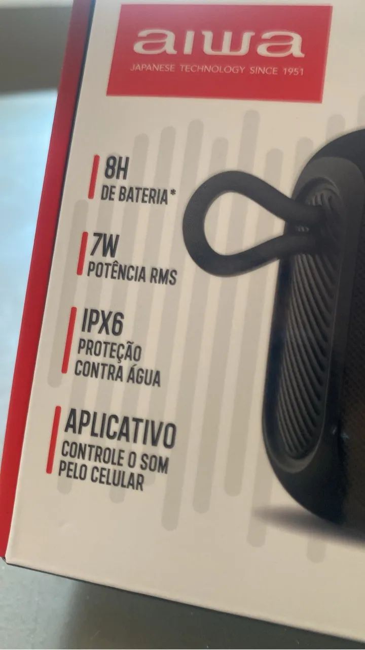 Caixinha de som aiwa nova - Foto 2