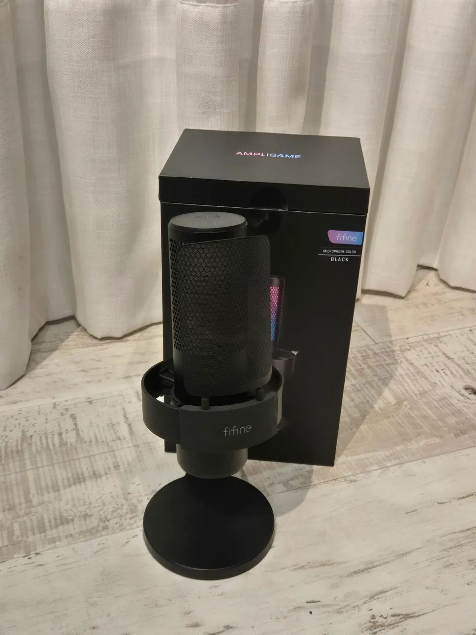 Microfone Fifine AmpliGame A9 USB-C RGB - Foto 2