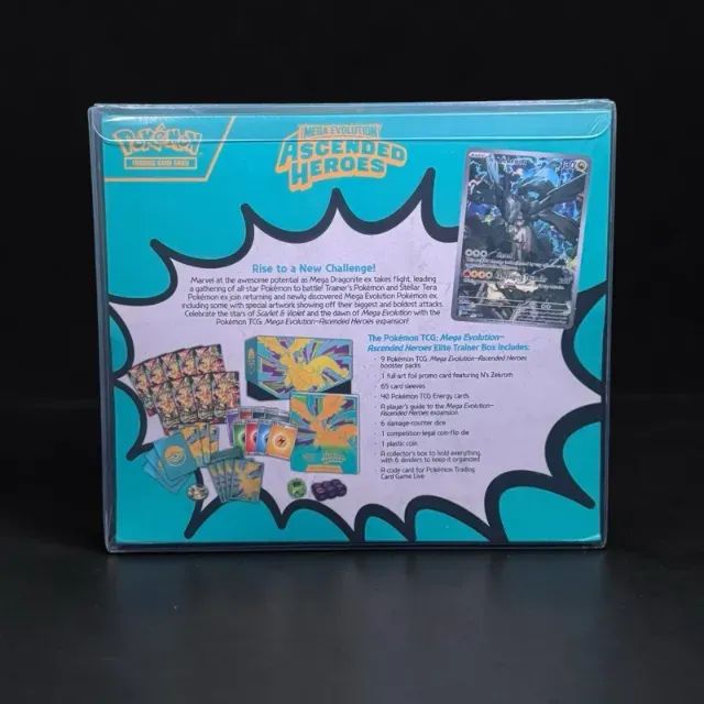02 x ETB Mega Evolution Ascended Heroes Elite Trainer Box Inglês - Foto 5