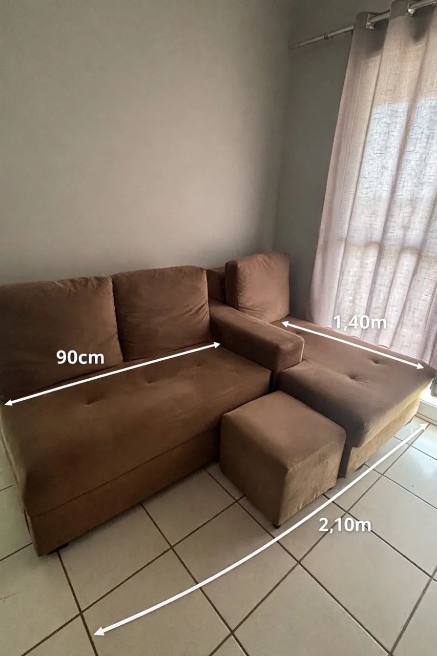 Vende-se sofá 3 lugares65569169494146120