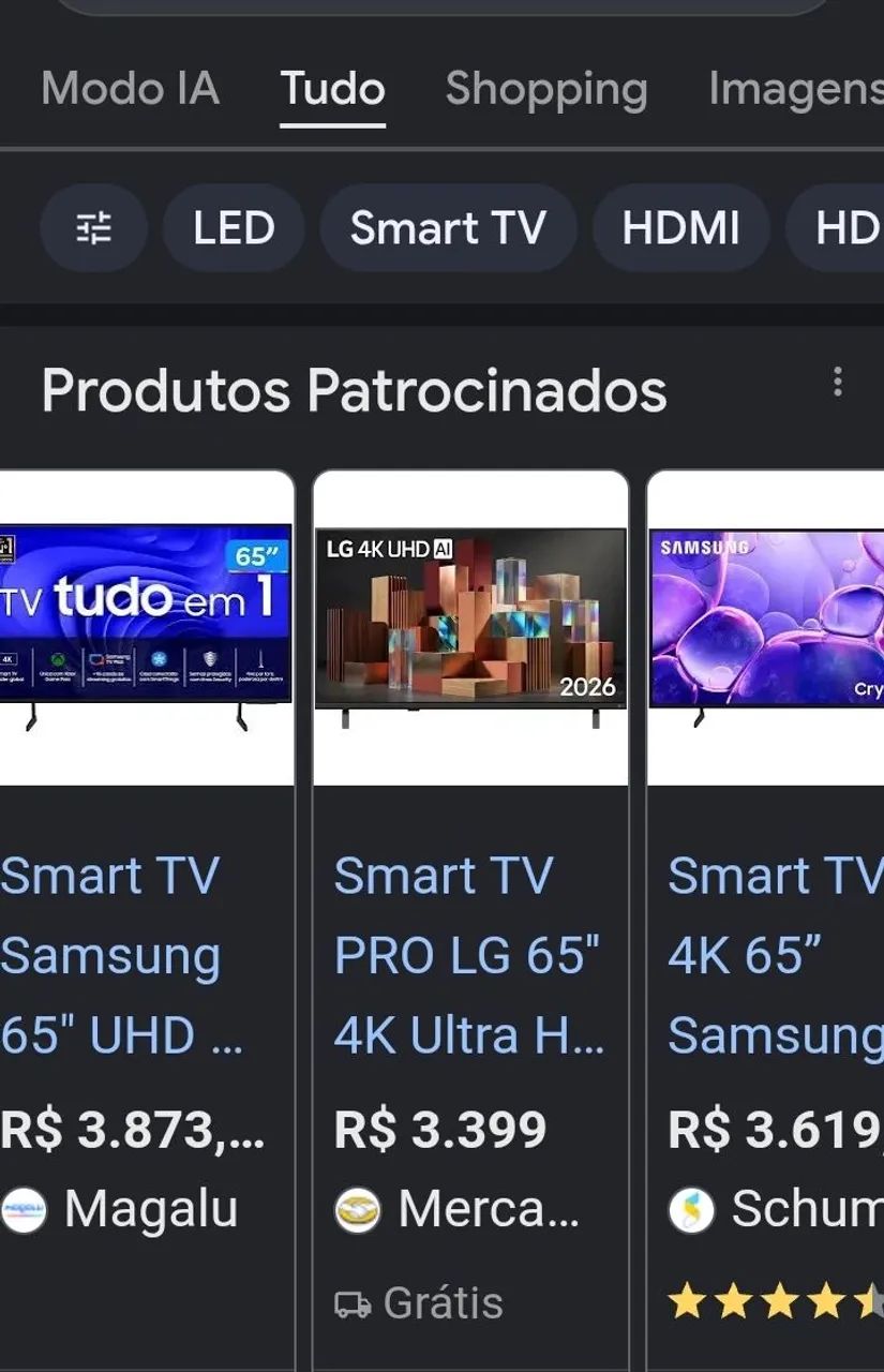 SMARTV SAMSUNG 4K 65" CRYSTAL HD - Foto 5