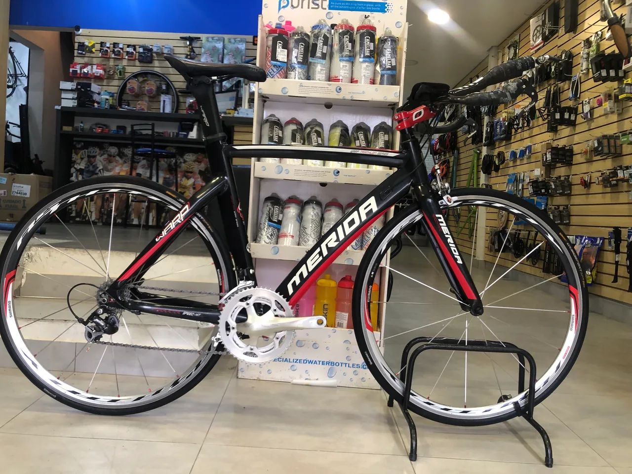 Bicicleta Triathlon Merida Warp 20v Shimano 